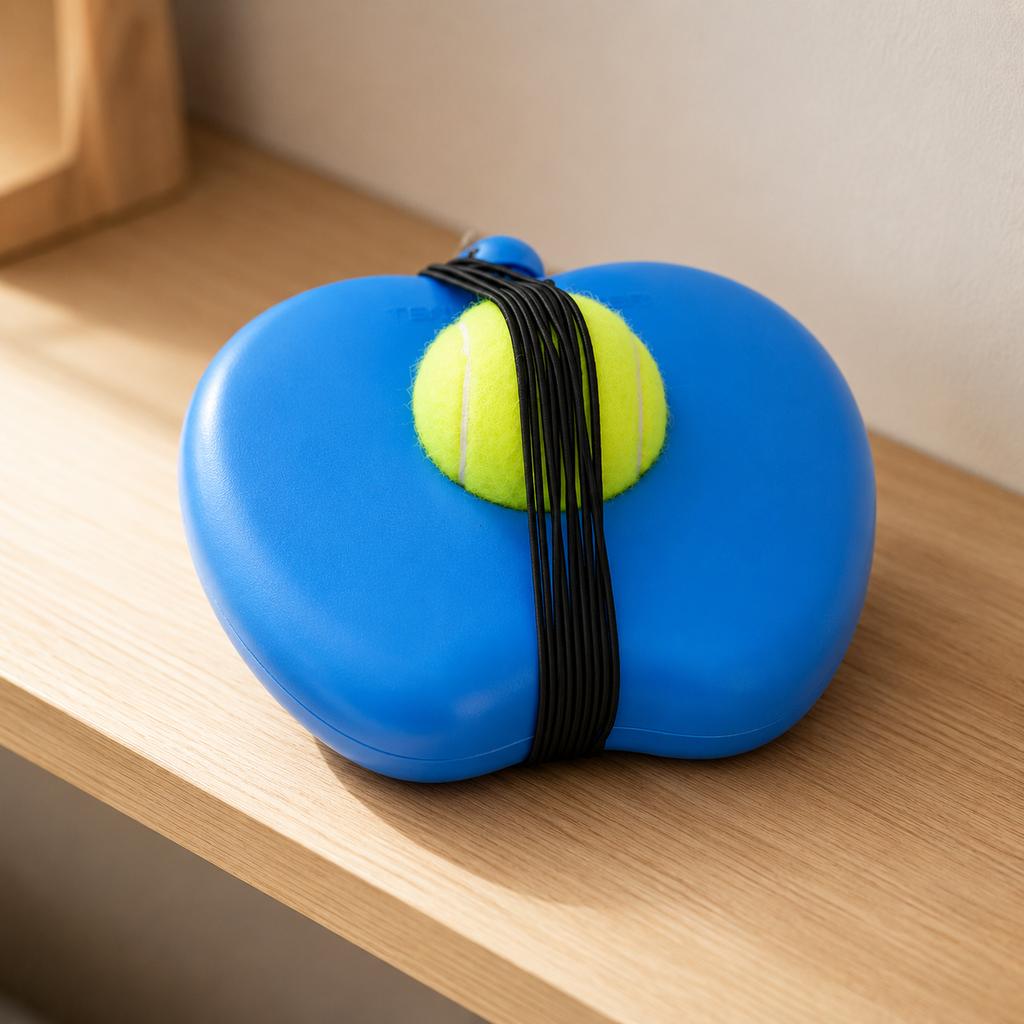 Tennis Trainer Rebound Base with String Ball for Solo Practice, Beginner SelfStudy, Fill Water