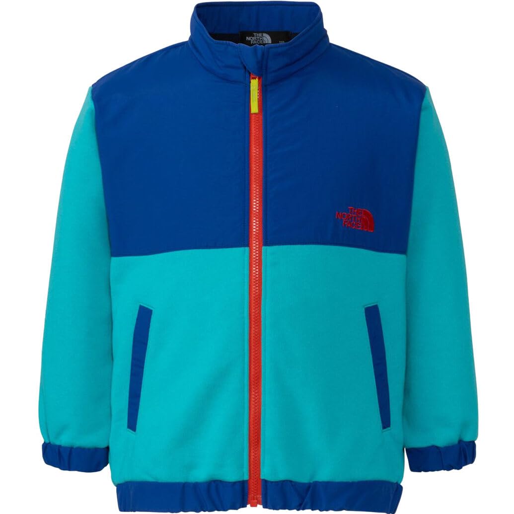 

North Kids Толстовка Denali для малышей Cold Apres 100 [The Face] Куртка, Унисекс, Флис, Защита, Тепло, Антистатический уход, Синий/TNF Синий,