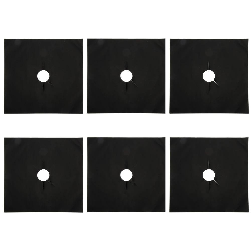 1-8 PCS Stove Protector Cover Gas Stove Protector Burner Cover Foil Stovetop Mat Pad Clean Liner For Kitchen Cookware Reusable