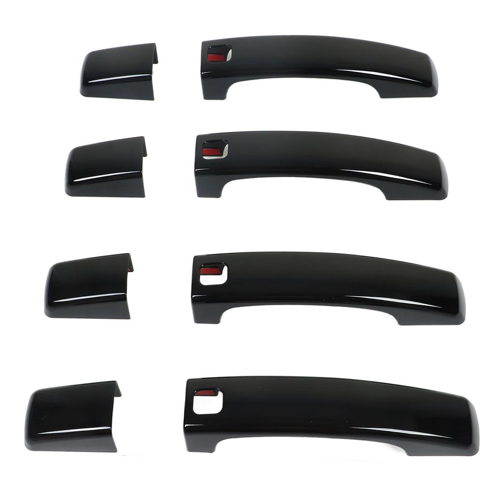 Car Door Handle Cover Trim Bright Black Replacement for Land Rover Discovery 4 LR4 2010‑2016
