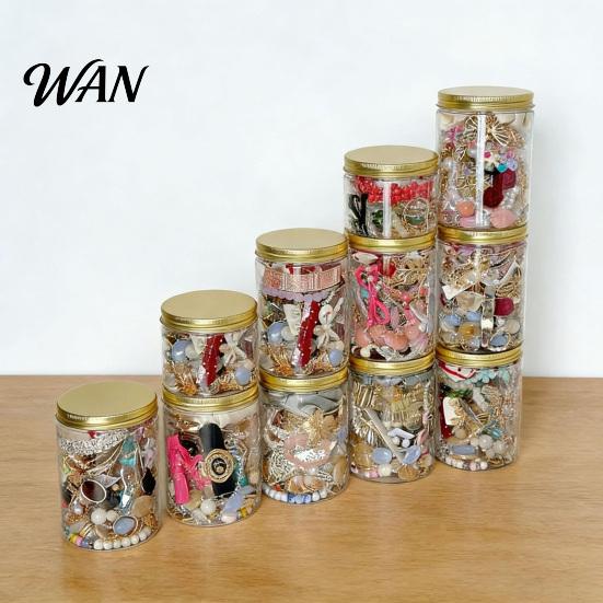 Holiday Jewelry Surprise Mystery Jar for Women, Vintage Set, Random Selection Mixed Box with Necklaces, Earrings, Rings, Bracelets, Gift Her Unique