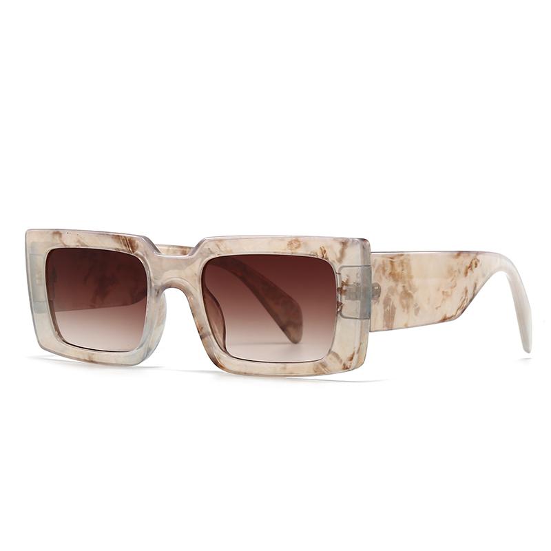 

Latest Cross-Border Square Shape Sunglasses Trendy Styleyy Street Style Modern Charm Vintage Retro Sunglasses 9236