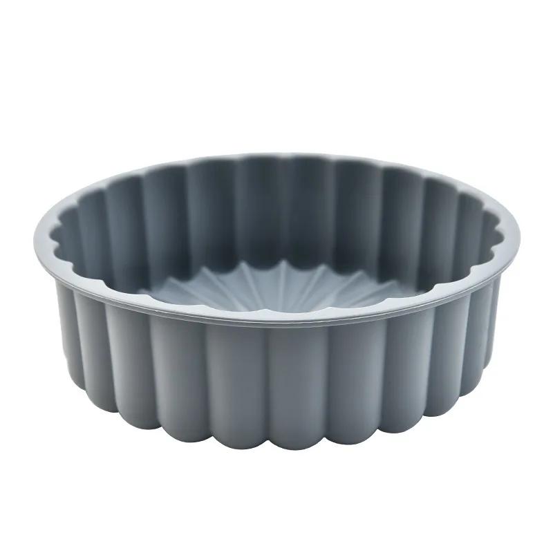 

3D Charlotte Dessert силиконовая форма для торта DIY кондитерские инструменты для выпечки торта Charlotte Russe Mousse противень для выпечки аксессуары серый