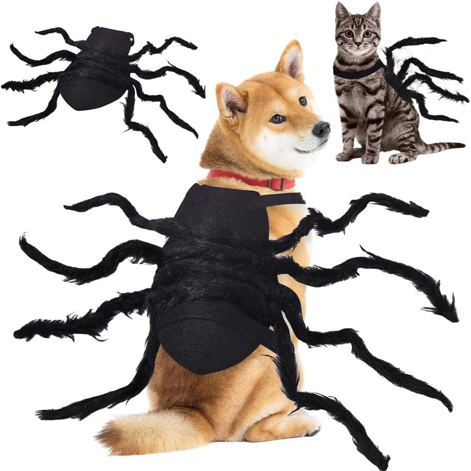 

Halloween Pet Spider Costume Cross-border Blockbuster Halloween Dog Costume Costume Spider One Size