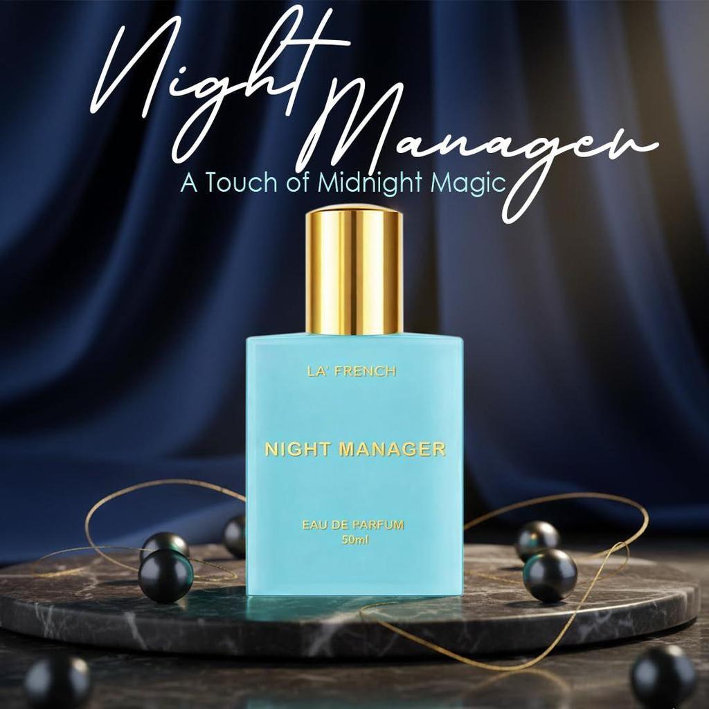La French Night Manager Unisex Perfume 50ml |Luxury Fragrance for Men & Women | Premium Perfume with Lavender, White Musk & Bergamot Notes