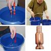 2 Stück Rotes Kupfer Siphon Füller Ölpumpe Manuelles Ölabsaugrohr Zubehör Siphonverbinder