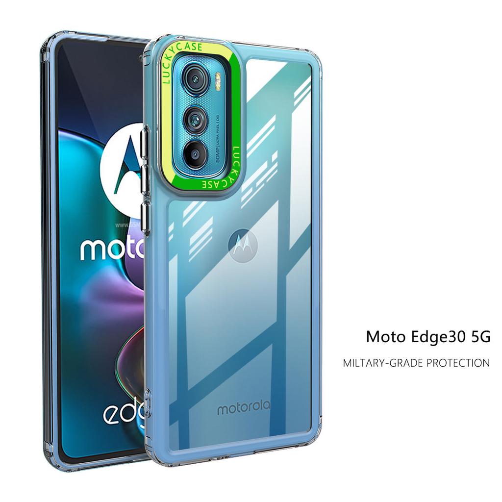 For Motorola Edge 50 Pro Case Hard PC Transparent Shockproof Protective Back Cover Case For Moto Edge 50Pro 40 Neo Edge30 Shell