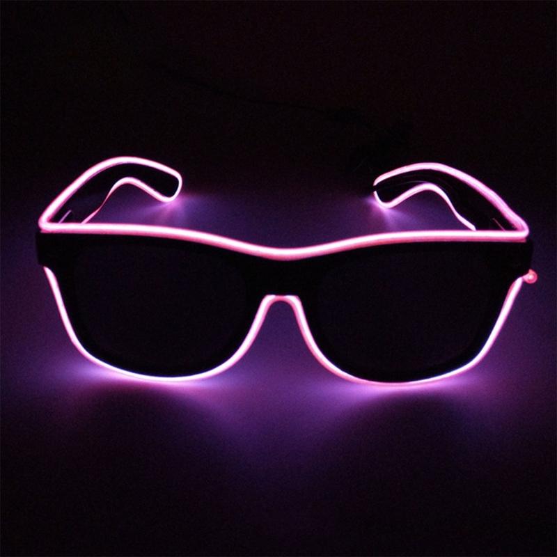 Decorative Glasses Trendy Glowing Glasses Light Up Party Decorations Christmas Gift Unique Take Photo Props