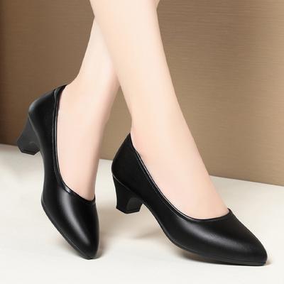 Fashion Sapatos Femininas Women Fashion Comfort Office High Heel Shoes for Spring & Summer Lady Classic Casual Street Elegant Heels