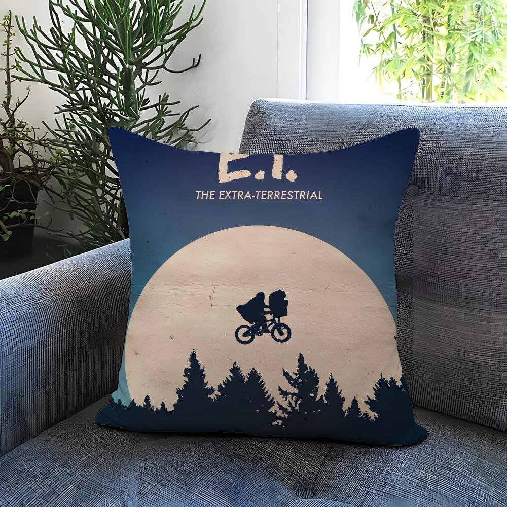 Fashion EET the ExtraTerrestrialful Cushion Cover Comfortable Reversible Pillow Cover Ideal for Car Sofa Bedroom  Beyond