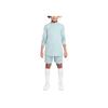 Nike Academy Dri-Fit Logo Quick-Dry Breathable Soccer Shorts Men Shorts Deep-Ocean-Blue Transparent-Pink HJ3718-395