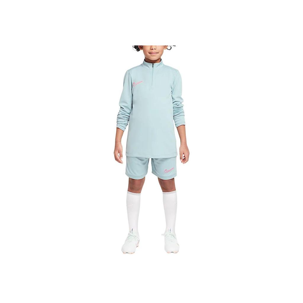 Nike Academy Dri-Fit Logo Quick-Dry Breathable Soccer Shorts Men Shorts Deep-Ocean-Blue Transparent-Pink HJ3718-395