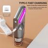 Cordless Handheld Vacuum Cleaner, Rechargeable Stick Vacuum with Cyclone Suction for PC Dust Removal, Car, Home & Office