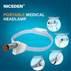 Medizinischer 5W LED Hochhelligkeits-Stirnscheinwerfer Chirurgisch Dental Tragbar Stirnlampe Kabellos für Zahnarzt HNO Arzt