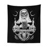 Bedroom Living Room Tapestry Horror Skull Tapestry Halloween Black and White Ghost Tapestry Tapestry Home Decor