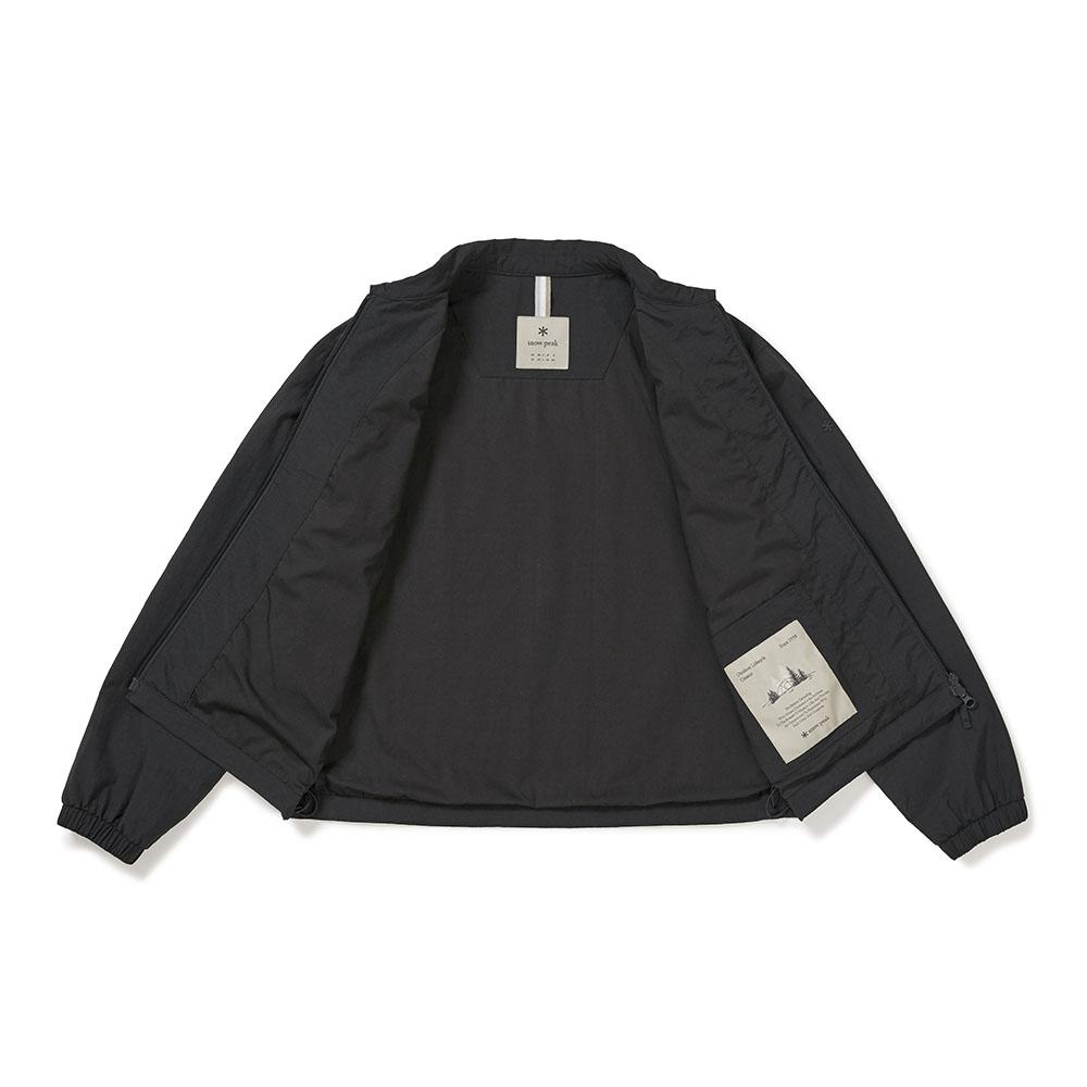 SNOWPEAK Campfl Women's Collar Windbreaker Dark Charcoal (S24FWCWB17)