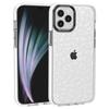 Silicone Case - E.F.CONNECTION - for iPhone 12 Pro Max - Shockproof Protection - Diamond Pattern - White