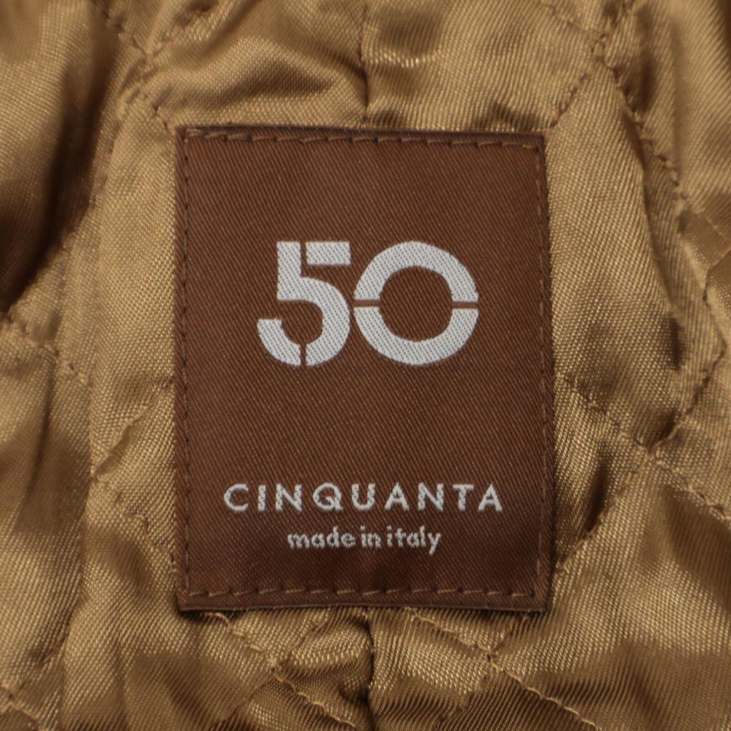 CINQUANTA 2325-1-1118 Black Lambskin Double Rider's Jacket Jacket 38 blackUsed