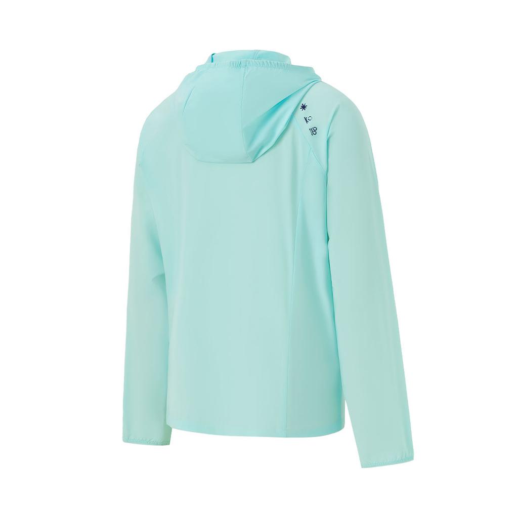 adidas Lässige Kapuzen-Reißverschluss-Modejacke Damenjacken Hellblau JL8235