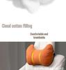 Cute S-Class Car Headrest and Lumbar Support Pillow for Comfort