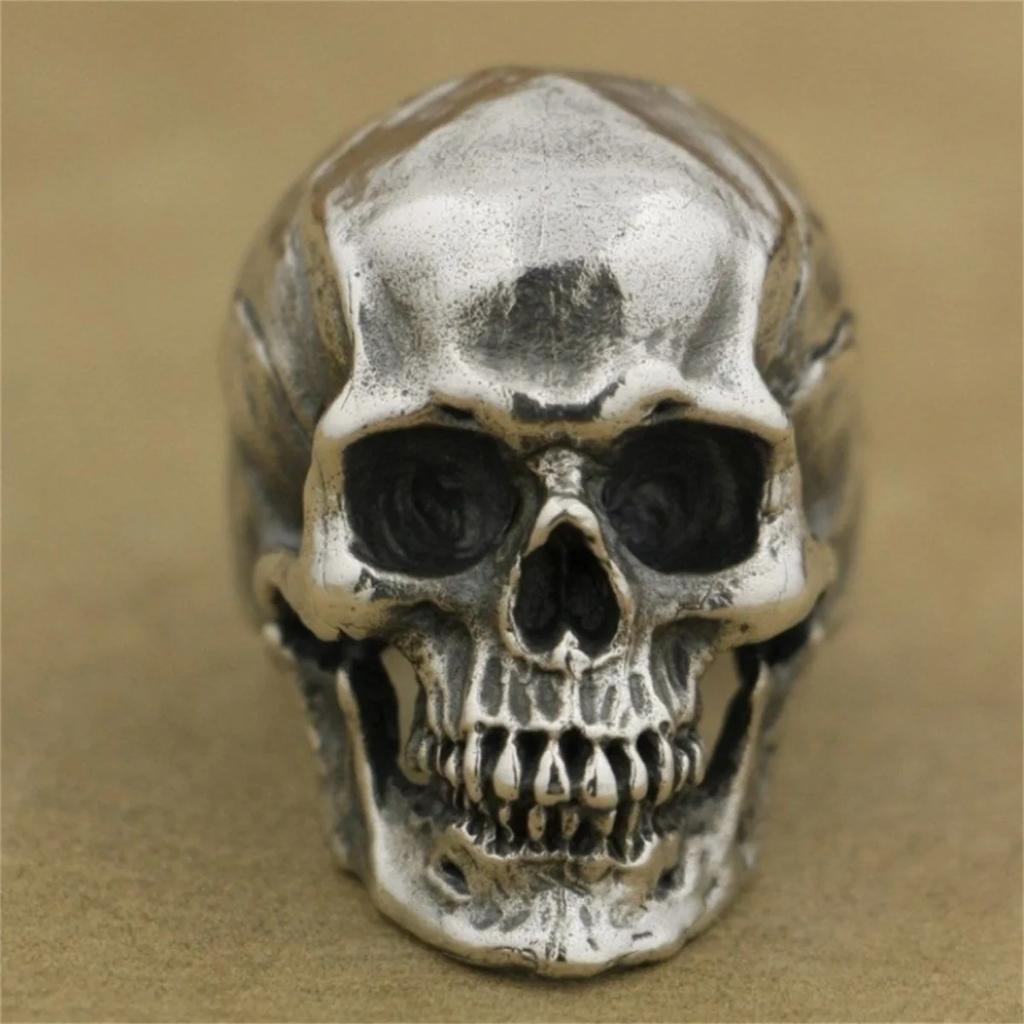 Anelli Teschio Anelli Scheletro Uomo Lega Rock Punk Gotico Hip Hop Fascino Raffinato Regalo Festa di Halloween Anelli Classici Accessori Ragazzo