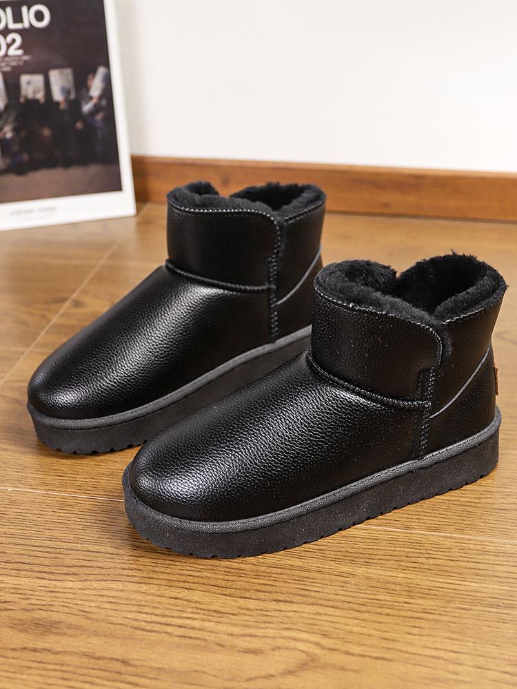 

Мужские ботинки зимние высококачественные нескользящие ботинки флисовые для сохранения тепла ботинки 2024 новые мужские зимние ботинки уличные водонепроницаемые зимние ботинки 45 чёрный