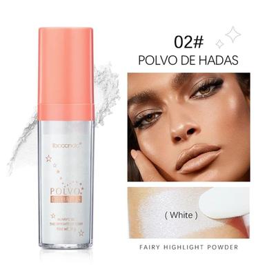 Face Body Highlighter Shimmer Powder Gloss Fairy Glitter Sparkle Rouge Makeup Hair Cosmetics Bright, White