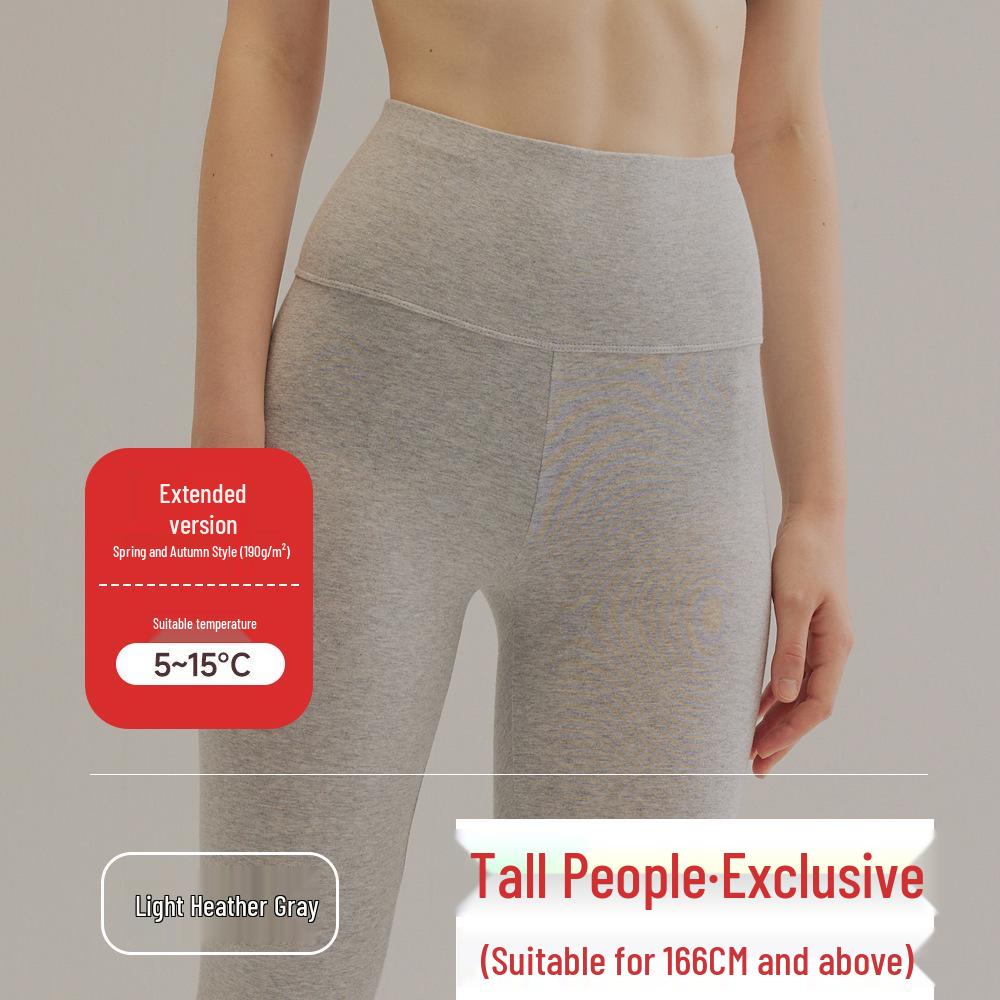 Women's High-Waist Cotton Slim Fit Warm Leggings for Autumn/Winter
