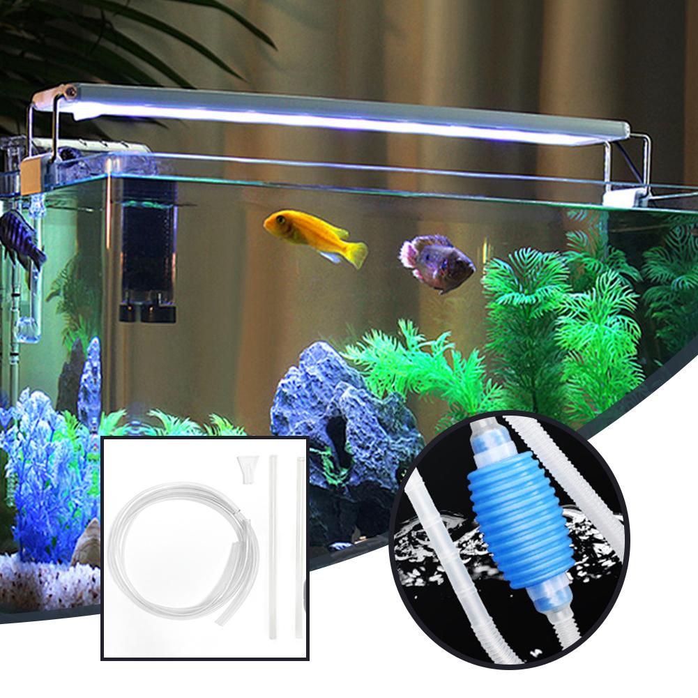 Aquarium Siphon Fish Tank Syphon Vacuum Gravel Water Filter Cleaner Pump Manual Cleaner Vacuum Cleaner Fish Tank Water Changer