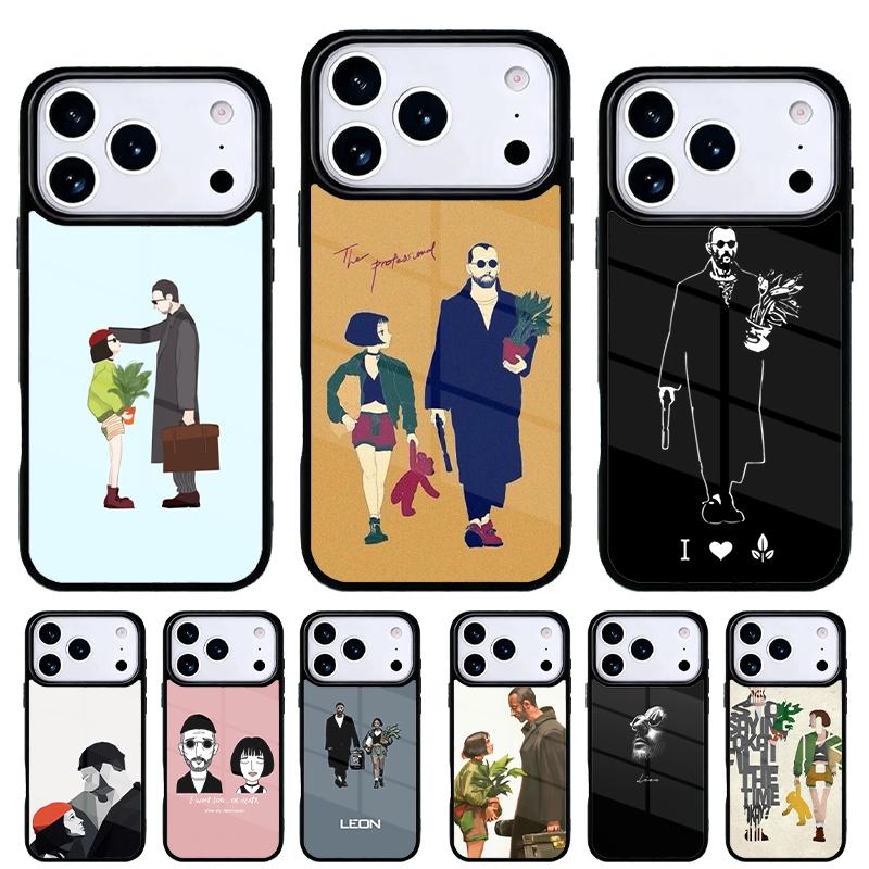 Killer Leon Famous Movie Phone Case for iPhone 17 16 15 14 13 Pro Max Back Cover for 12 11 Pro Coque