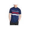 adidas Premium Long-Sleeve Top Comfortable Striped Color Block Shirt Men Tops Deep-Indigo IZ3183