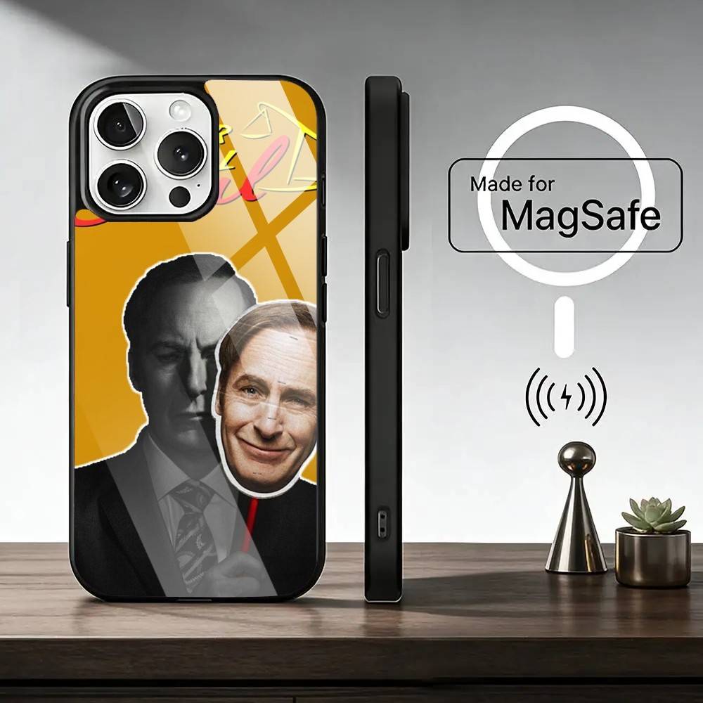 B-Better Call S-Saul Phone Case For iPhone17,16,15,14,13,12,11 Plus,Pro Magnetic For Magsafe Wireless Charging