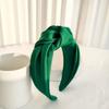 Women Headband Bowknot Decor Pure Color Hair Hoop Lightweight Versatile Hair Decoration Hair Accessories