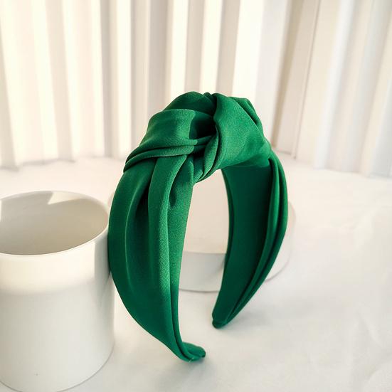 Women Headband Bowknot Decor Pure Color Hair Hoop Lightweight Versatile Hair Decoration Hair Accessories