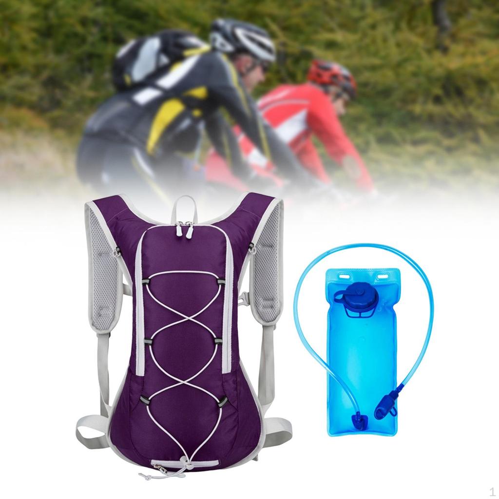 Hydration Backpack Breathable Mountain Travel Adjustable Pack Outdoor Cycling for