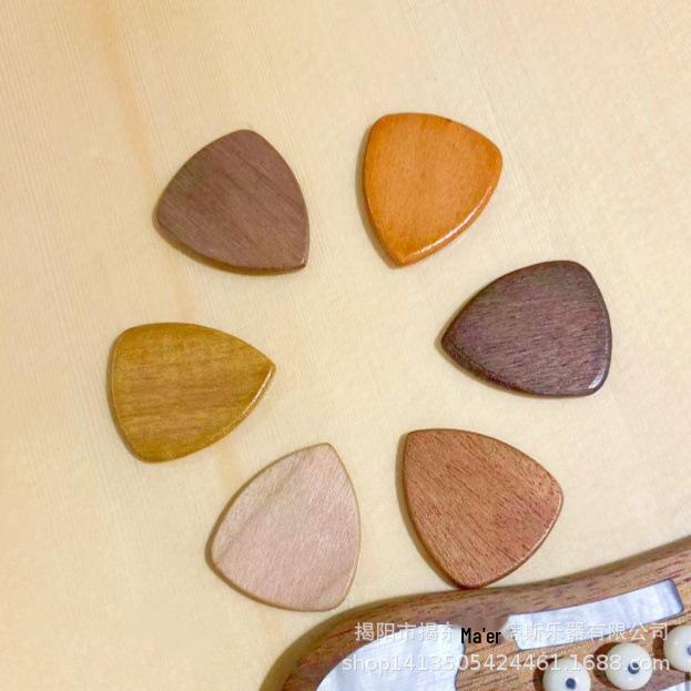 

Wooden Guitar Picks for Acoustic, Electric, and Ukulele Rosewood [Unpainted] Pick