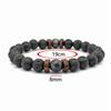 Volcanic Stone Bracelet for Men Lava Wooden Beads Bracelet Tibetan Buddha Wrist Chain Women Men Zircon Gift New Bracelets