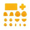 15Pcs/Set Replacement Parts Buttons Kit for Solid Color PS4 Controller Gamepad