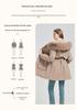 Women's Mid-Length Korean Style Cotton Padded Parka - Velvet Lined Winter Jacket