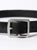 Beams Boy 25mm Wash Belt (13520022352) Women's Black, Size M (31)