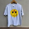Vintage SMILEY Headshot Graphic Tee / Grunge / Vintage Artwork / Large