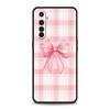 Soft TPU For Realme 11 10 9 Pro Plus GT2 GT3 GT5 C21 C25 C35 C53 C55 C67 Pro 5G Shockproof Phone Case Bow-Knot Pink Bow Pattern