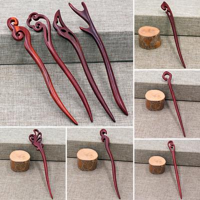 Épingles à cheveux en bois pour couvre-chef, 1 pièce, bijoux cadeau, bijoux pour femmes, pinces à cheveux rétro