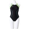 Swimsuit N2MAA245 Women's One-Piece Black/Lime