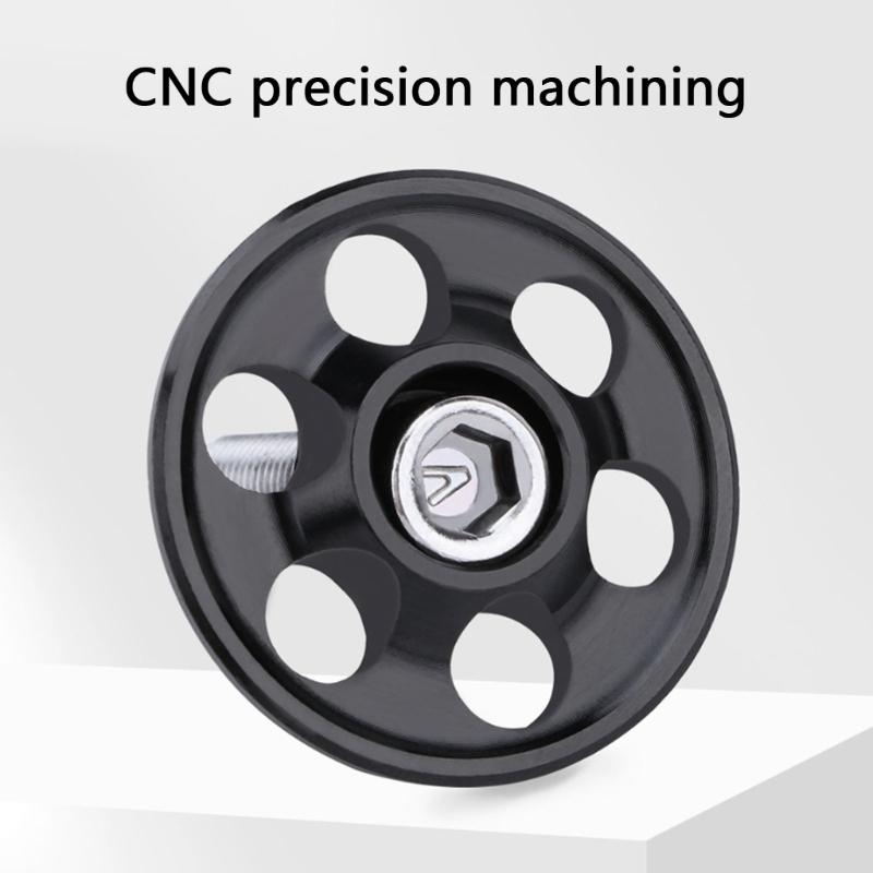 Hollows Bike Fork Tube Cover Bicycles Headset Top Caps Aluminum Alloy Bicycles Stem Top Caps Bicycles Part Easy To Install