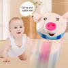 Electric Plush Jumping Pig Toy Repeats What You Say Toddlers Boys Girls Educational Talking Singing Musical Stuffed Pig Plushie Interactive Toy