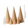 6 Stück Kraftpapier-Weihnachtsbäume Minimalistisch Glatt Rustikal für Party-Dekorationen