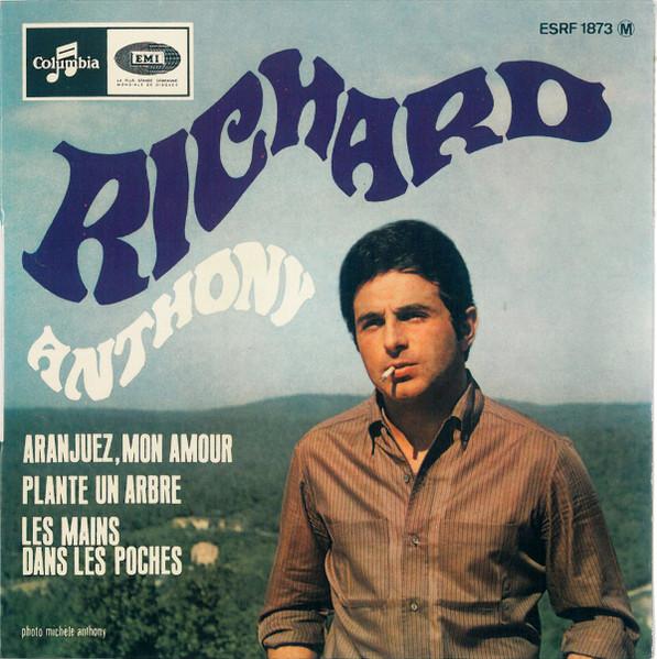 7inch Record RICHARD ANTHONY (2) - Aranjuez, Mon Amour ESRF1873 Columbia 1967 France Pop Used