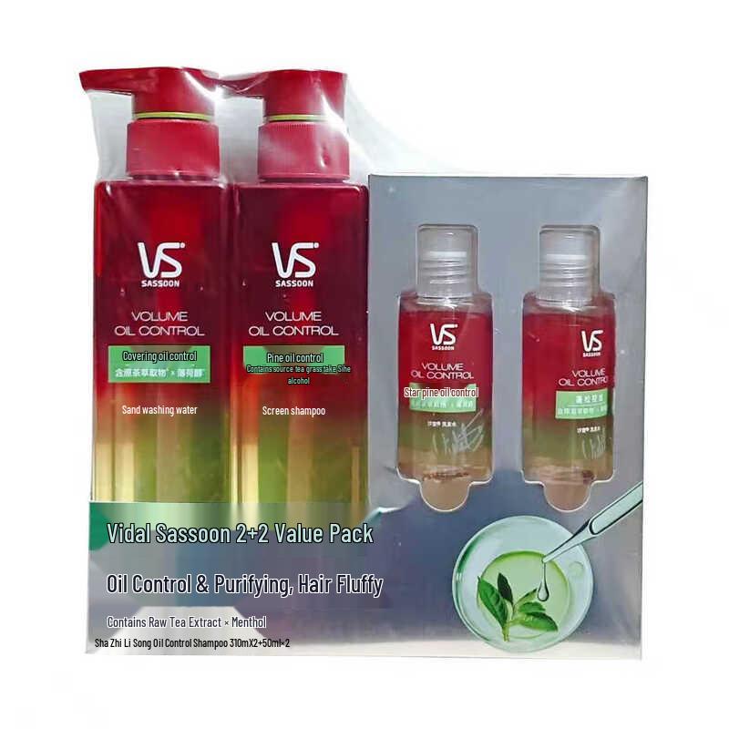 Vidal Sassoon Volumenaufbauendes Öl-Kontroll-Shampoo Set