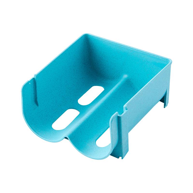 

Wheat Straw Stackable Drink Organizer: Refrigerator Rack for Beer Cans & Wine Bottles синий